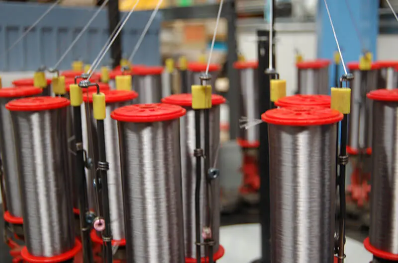 Maquina para hilar un cable en plateado Cordon D’Or